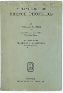 Handbook of French Phonetics 1945 Vintage University College Language Book - Picture 1 of 5