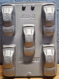 Nascar Jello Jigglers Mold Gray Plastic 1990s 5 cars - Picture 1 of 2