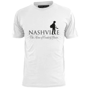 Camiseta para Hombres Nasville Man Typo Música Country Cash Jennings Campbell Williams - Imagen 1 de 2