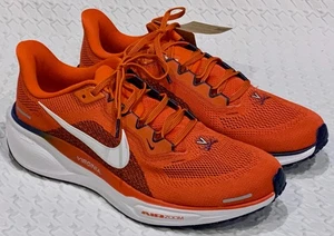 NIKE Pegasus 41 UVA Univ Virginia Cavaliers Orange Blue Running Shoes Mens Sz 10 - Picture 1 of 15