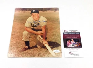Duke Snider Signed 8 x 10 Color Photo Pose #3 Dodgers JSA Auto - Picture 1 of 3