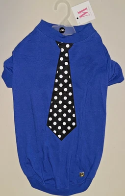 Isaac Mizrahi Floral Dot Collection Corbata Camiseta Perro GRANDE NUEVO Foto 1 de 4