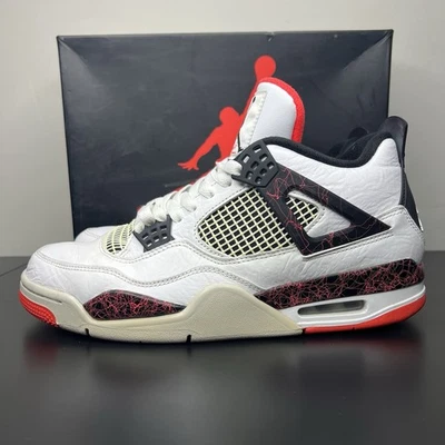 Talla 10 - Jordan 4 Retro Pale Citron, Bright Crimson 2019 Foto 1 de 4
