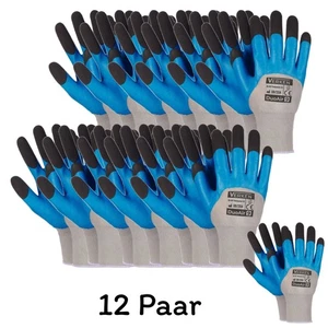 12 Paar Arbeitshandschuhe Montagehandschuhe Latex Gr 10 - XL Schutzhandschuhe - Bild 1 von 10