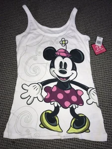 Disney Parks Minnie Mouse Erwachsene kleines Tanktop neu mit Etikett Hälfte des Sets - Bild 1 von 4
