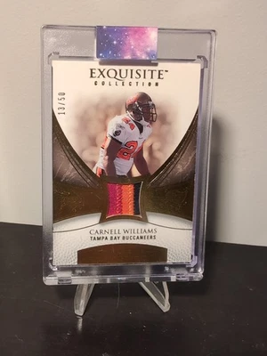 2007 Upper Deck Exquisite Collection /50 Cadillac Williams Carnell #EP-WI Patch - Image 1 of 2