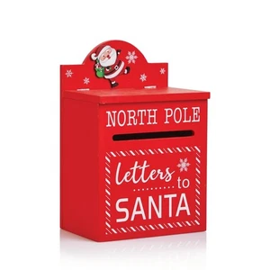 Letters To Santa Mailbox Christmas Post Box Xmas Letter Box Xmas Decor Post Box - Picture 1 of 7