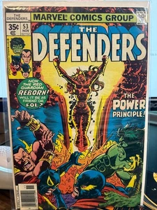 The Defenders #53 (1977, Marvel) "Le principe du pouvoir !" Camée LUNATIK - Photo 1/1