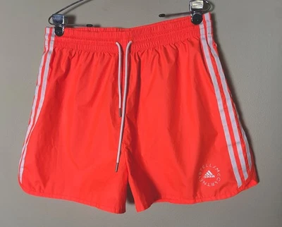 Stella McCartney X Adidas Josie 侧条纹 46(美国 12)亮橙色短裤 — 第 1/4 张图片