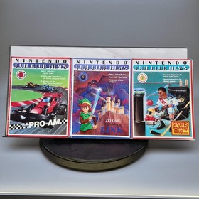 Nintendo Fun Club News Vol 2 #5-7 1988 NES Lot Zelda+PunchOut+RC+Metroid 🎮