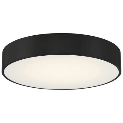 Access Lighting 49962LEDD-BL/ACR Como Flush Mount Black - Image 1 of 4