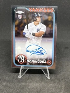 2024 Topps Chrome Jasson Dominguez RC Auto #RA-JDZ Yankees - Bild 1 von 4