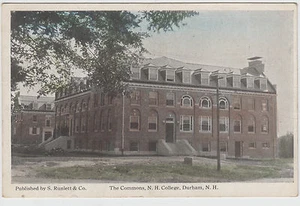 Durham NH The Commons N.H. College (now UNH) 1921 Postcard - Picture 1 of 2