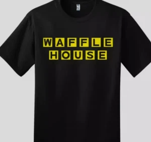 WAFFLE HOUSE T-SHIRT Vintage Logo Funny Cool T Tshirt Unisex WaffleHouse Fun - Picture 1 of 6