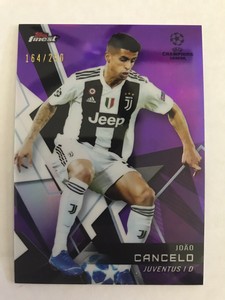 2018-19 Finest UEFA CL JOAO CANCELO #24 Purple REFRACTOR /250 - JUVENTES Mint