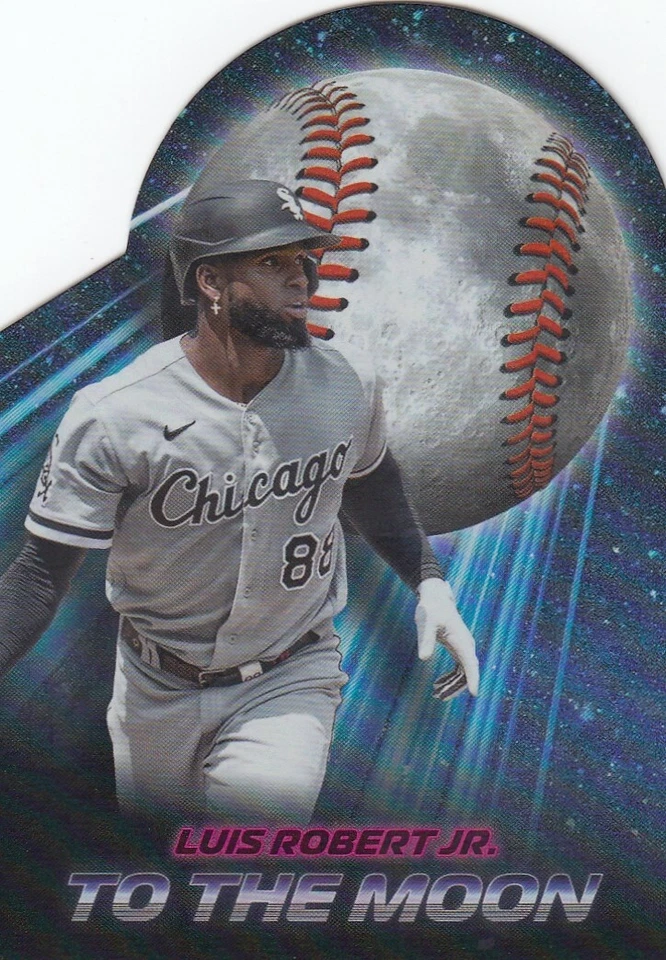 LUIS ROBERT TOPPS BIG LEAGUE TO THE MOON DIE CUT CHICAGO WHITE SOX #39 2024 24 - Image 1 of 1