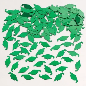 Confetti Laurea Lamina Verde Mortaio Forma Tavola Decorazione Bomboniera Fornitura Festa - Foto 1 di 2