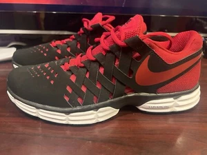 NEW Men's Lunar Fingertrap TR  Shoes 898066-006 Black Gym RED White 10.5 US - Picture 1 of 9