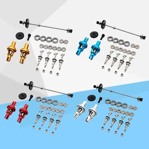 Metal 1/28 Gear Drive Shaft Dogbone Differential Kit For WLtoys 284131 K969 K989 - Picture 1 of 20