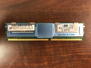 Micron PC2-5300F 2GB 2Rx4 Server Memory MT36HTF51272FZ-667G1N8 1111 PN398707-051 - Picture 1 of 2