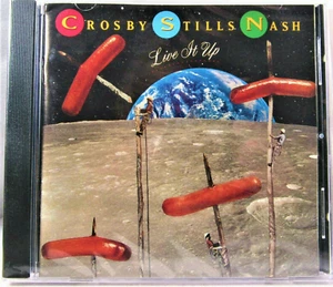 Crosby Stills Nash - Live It Up Music CD - Preowned - Imagen 1 de 2