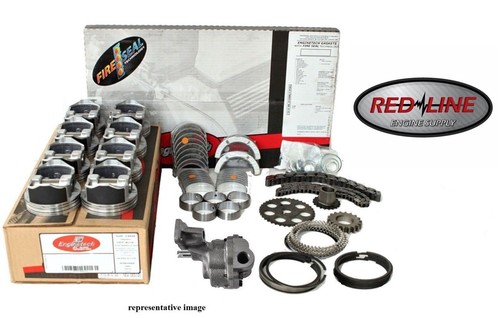 Stage 1 Engine Rebuild Kit w Flat Top Pistons for 1967-1985 Chevrolet ...