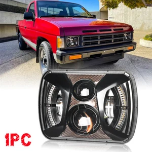 5X7" 7X6" LED Headlight Halo Angel Eye DRL For Hardbody Pickup 1982-1997 69822 - Picture 1 of 16
