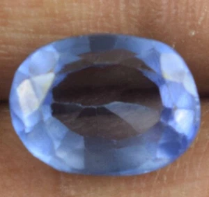 Natürlicher ovaler Maxixe blauer Beryll 3,30 ct/9 mm Edelstein zertifiziert C5704 Preisvorschlag - Bild 1 von 7