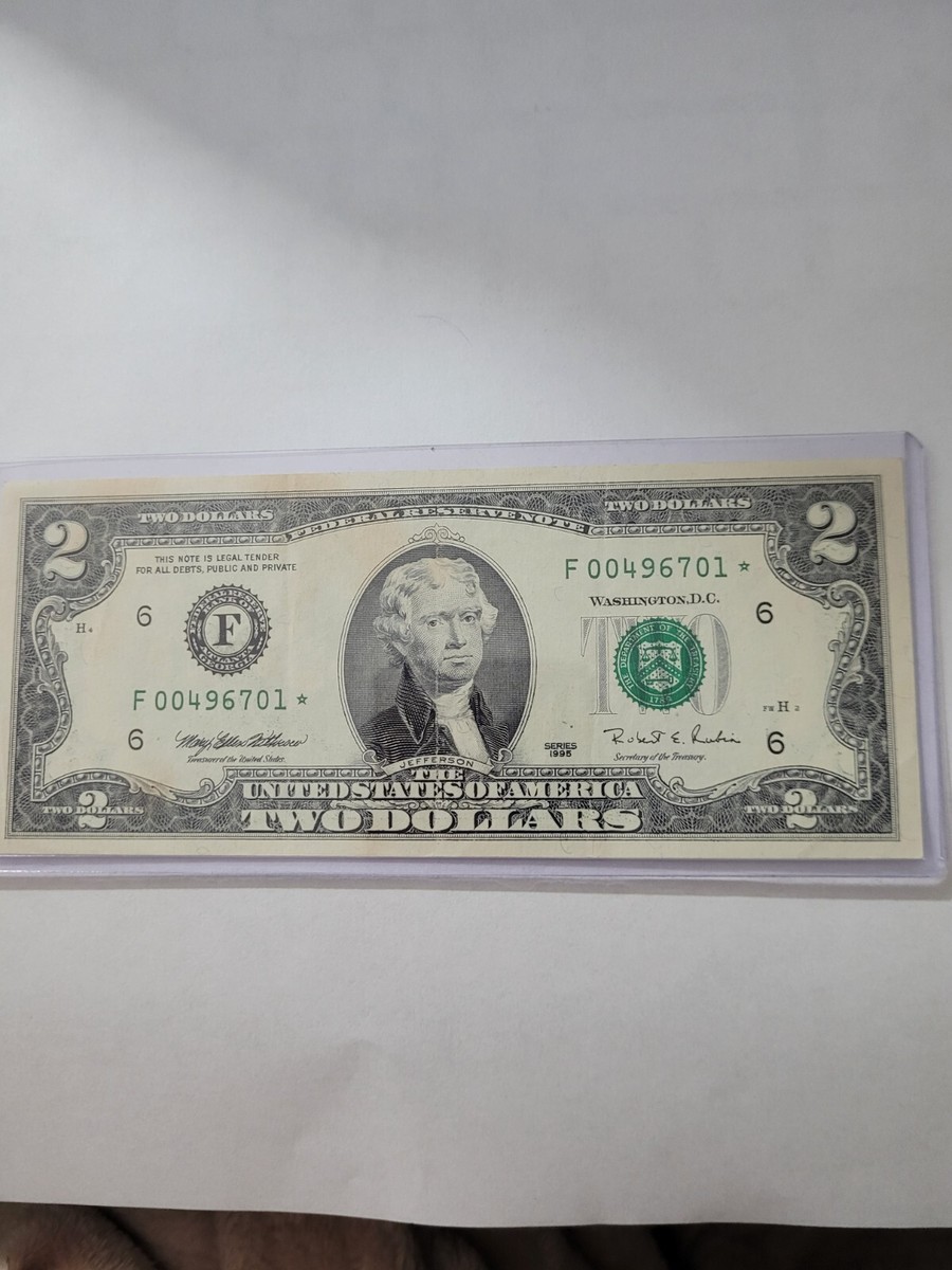 1995 $2 US Federal Reserve Small Notes for sale | eBay 1995 $2 US Federal Reserve Small Notes for sale | eBay