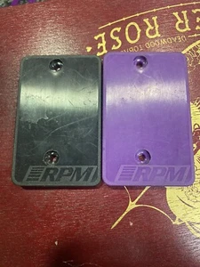 (2) RARE RPM ESC Mounting Plate Traxxas Electric Neon PURPLE / BLACK - Picture 1 of 2