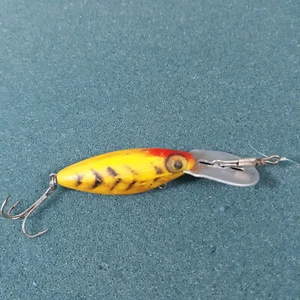 Vintage Wooden Storm Thin Fin Hottentot Fishing Lure 3" Wood #3 - Picture 1 of 14