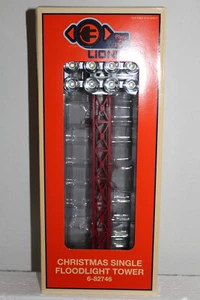 LIONEL #82746 Christmas red floodlight tower - Picture 1 of 1