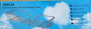 Homodelia Shelf Storage Stainless Steel (15x5x2 In)