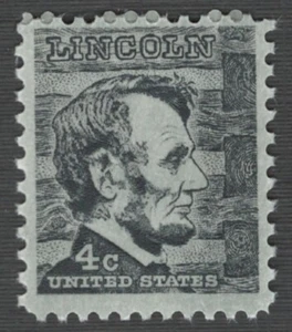 US. 1282. 4c. Abraham Lincoln, Prominent American. 1282a. Tagged. MNH. 1965 - Picture 1 of 1
