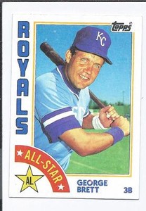 1984 TOPPS ALL STAR  GEORGE BRETT (Royals)