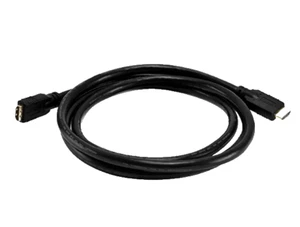 High Speed HDMI Extension Cable Black 4K 24Hz 6 feet Monoprice Commercial Series - Picture 1 of 3