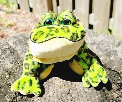 Ganz Webkinz Bullfrog Plush Stuffed Animal No Code HM114 - Image 1 of 4