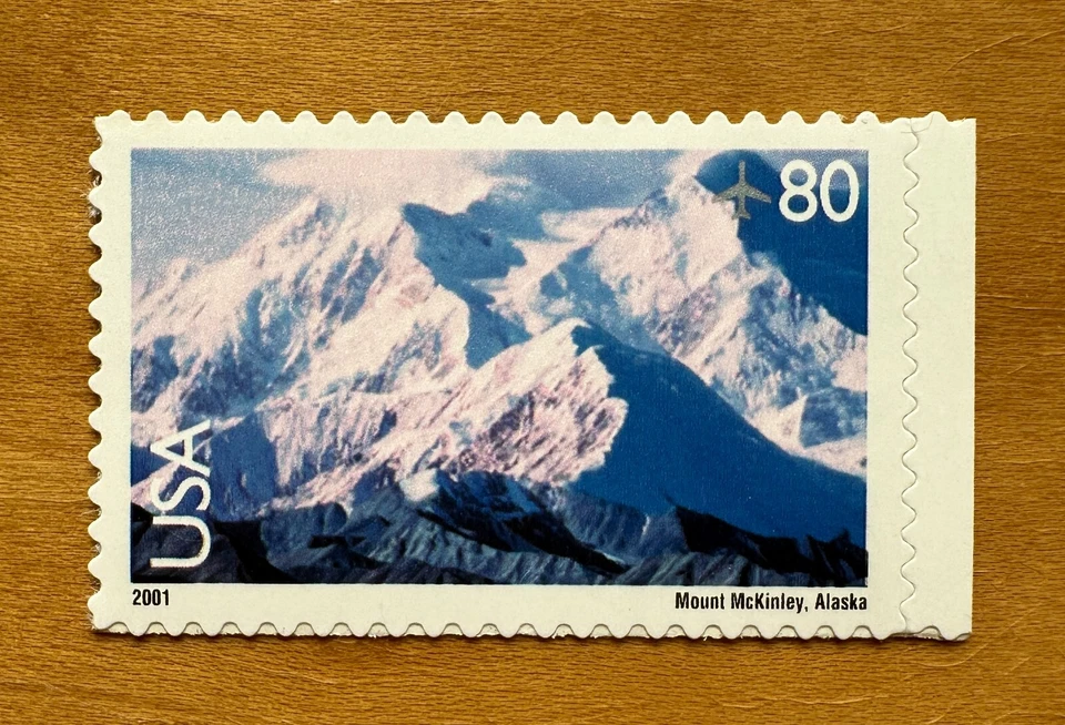 U.S. Scott #C137 from 2001 Airmail 80c Mount McKinley Single MNH - Image 1 of 1