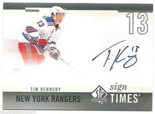 10/11 SP AUTHENTIC SIGN OF THE TIMES AUTOGRAPH Tim Kennedy #SOTTK