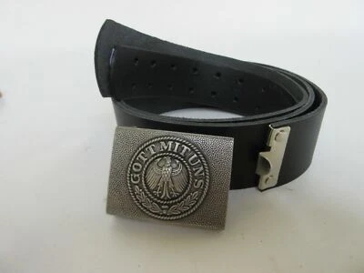 MIL-TEC Set WH serratura di accoppiamento Dio con uns Reichswehr Wehrmacht + accoppiamento accoppiamento in pelle -130