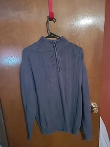 Oscar De La Renta Sweater - big & tall 2XL pull over half zip Sweater,  #clo - Picture 1 of 7