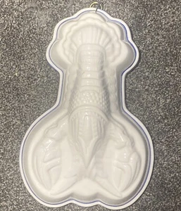 VINTAGE Ceramic Porcelain LOBSTER CRAWFISH Mold Wall Art Decor, White & Blue 10” - Picture 1 of 13