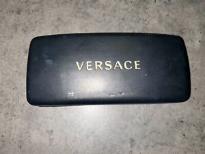 Versace Sunglasses Eyeglasses Leather Hard Case with Gift Box