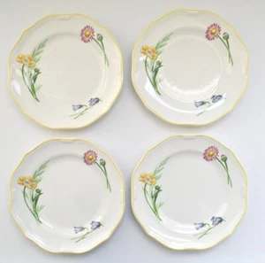 4 Villeroy & Boch MY GARDEN Country Collection Salad Plates NEW with TAGS - Picture 1 of 9