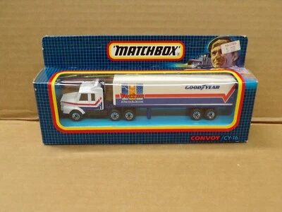 1990 Matchbox Convoy GOODYEAR VECTOR SCANIA BOX TRUCK  #CY16 - NOS ! - Image 1 of 4