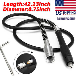 42" Extension Flexible Rotary Drill Tool Drive Flex Shaft Attachment For Dremel
