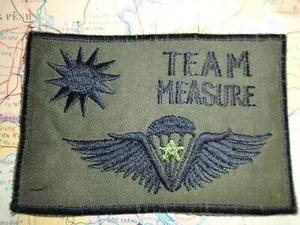 Vietnam War Subdued Patch US 5th Special Forces Group Recon Team MEASURE - Picture 1 of 3