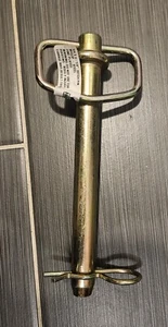 3/4in x 6in Hitch Pin w/clip, steel zink plated - Picture 1 of 2