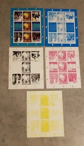 TURKMENISTÁN CELEBRIDADES WALT DISNEY Y BOB HOPE M/HOJA Y 4 PRUEBAS PROGRESIVAS MNH - Imagen 1 de 1