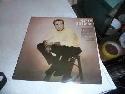 MARTY ROBBINS LONG,LONG AGO LP 1984 DOUBLE COMPILATION IN G/FOLD COVER UK - Image 1 of 3